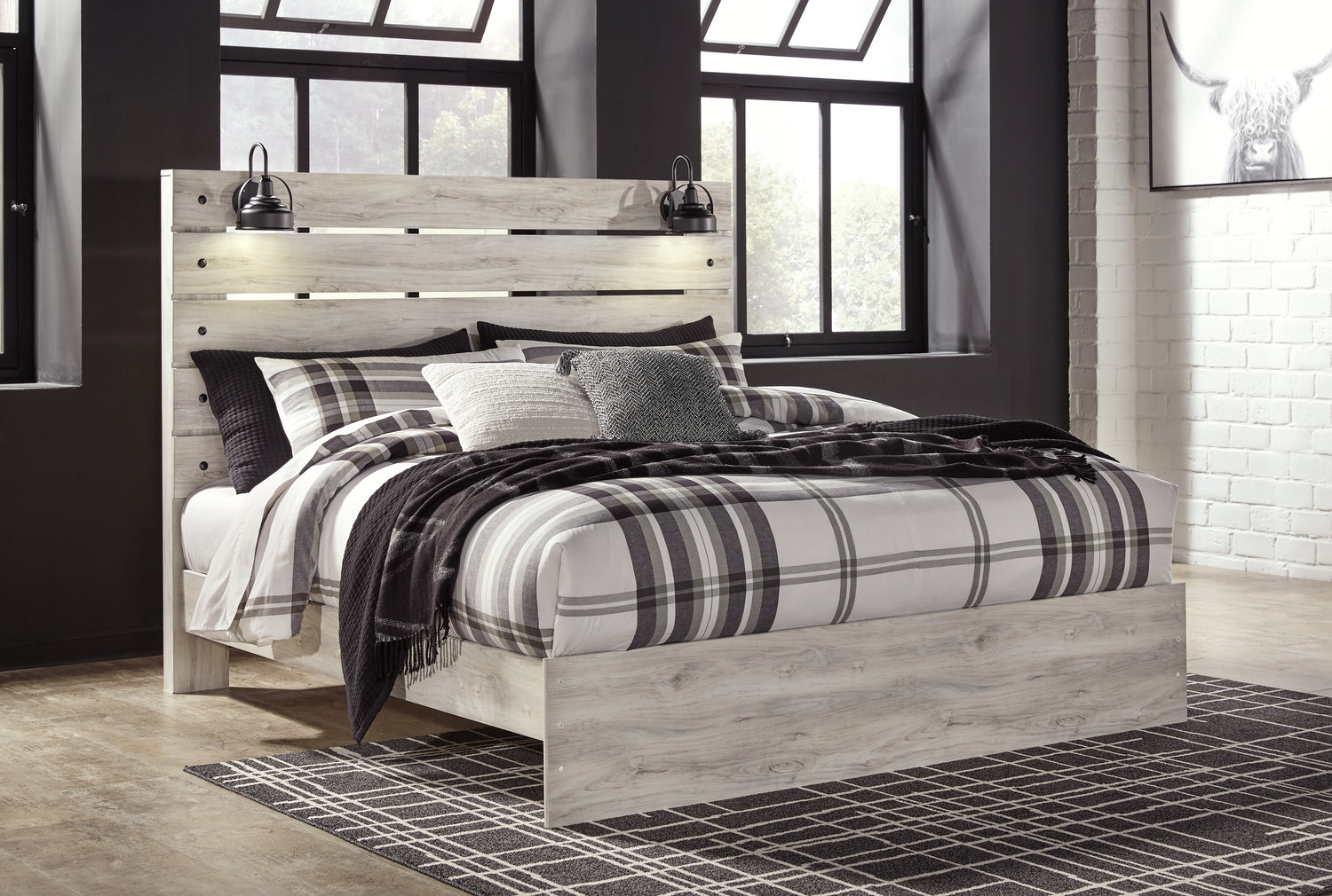 Cambeck King Panel Bed, Dresser and 2 Nightstands