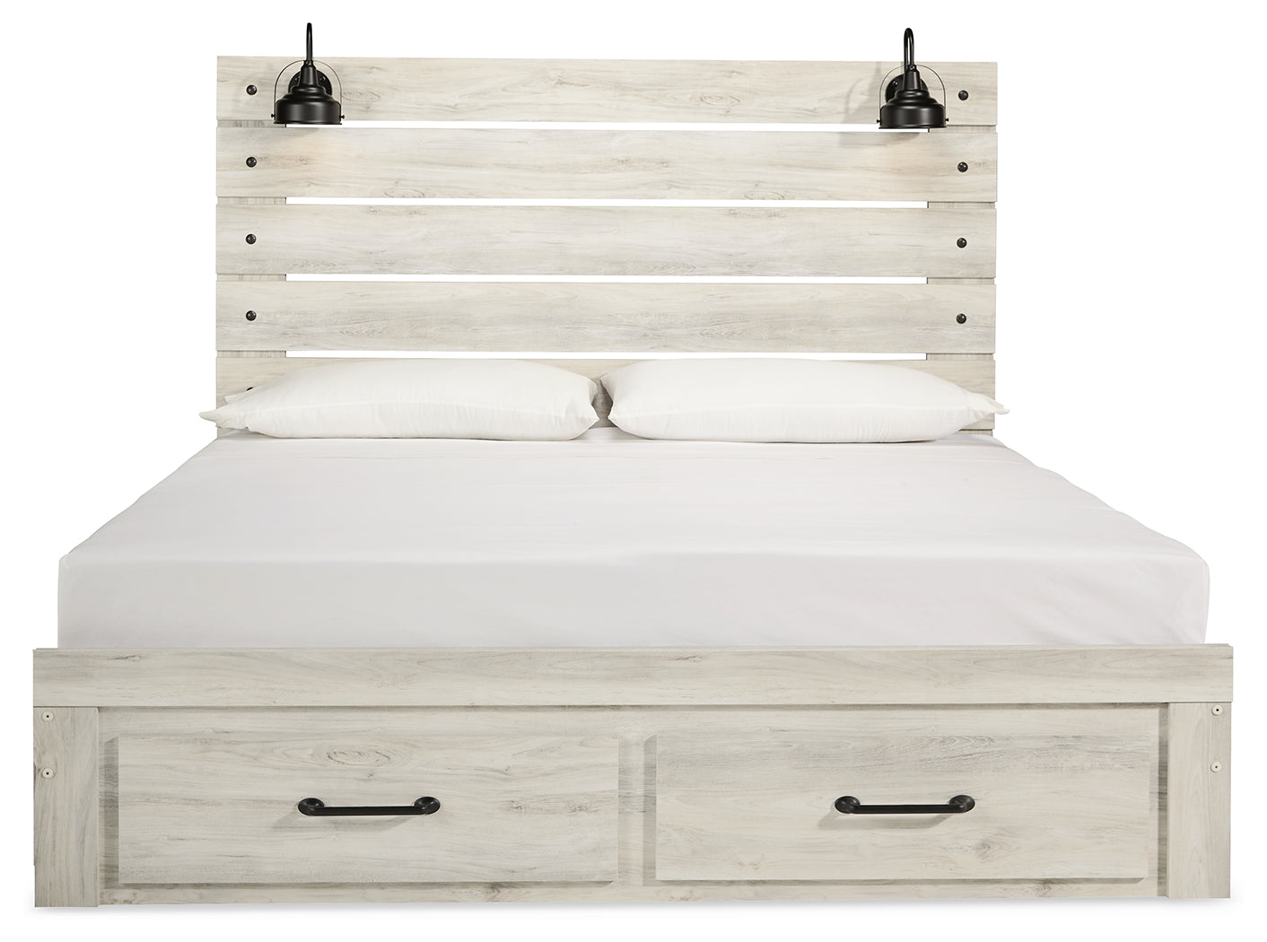 Cambeck King Panel Storage Bed, Dresser and Nightstand