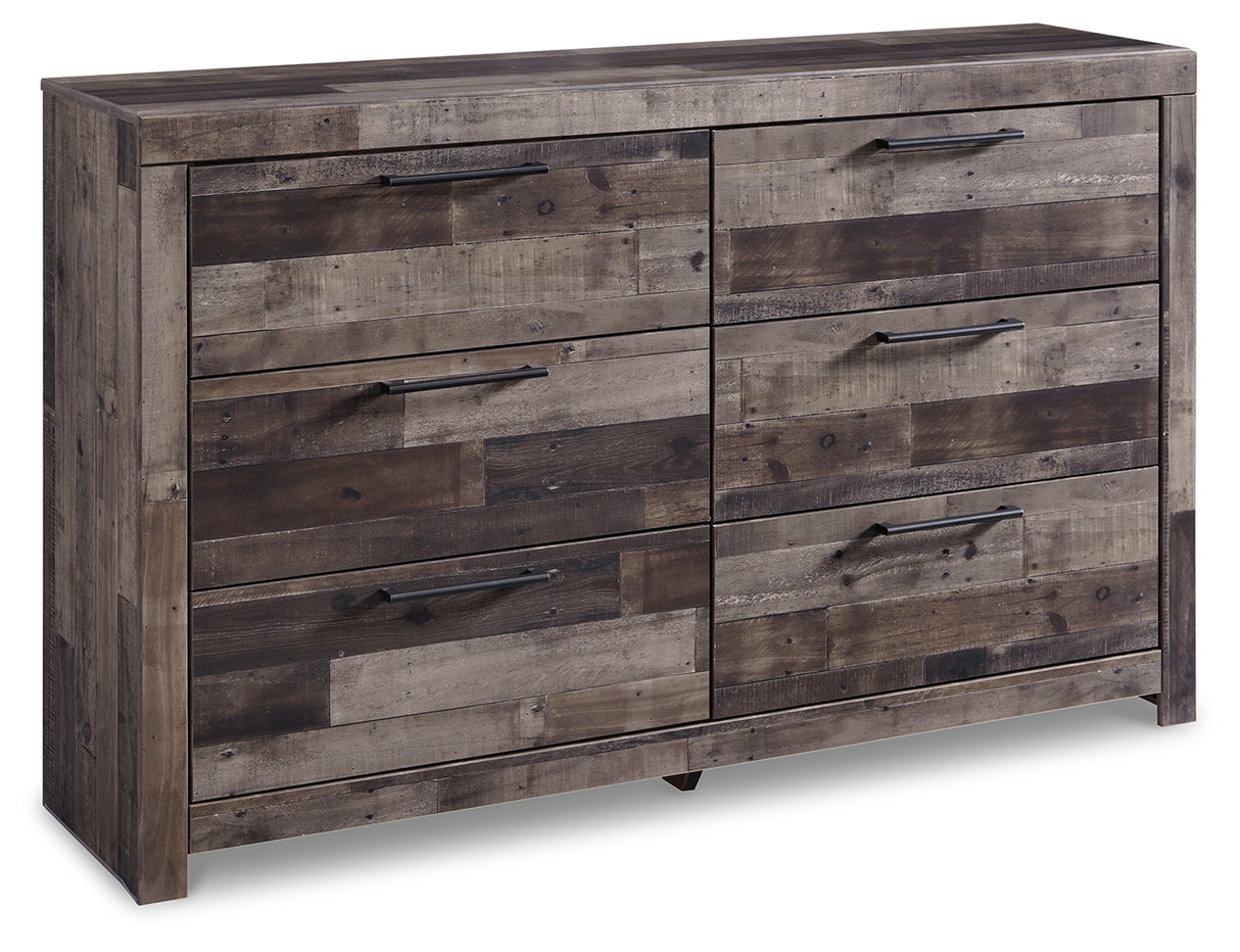 Derekson King Storage Bed, Dresser and Chest