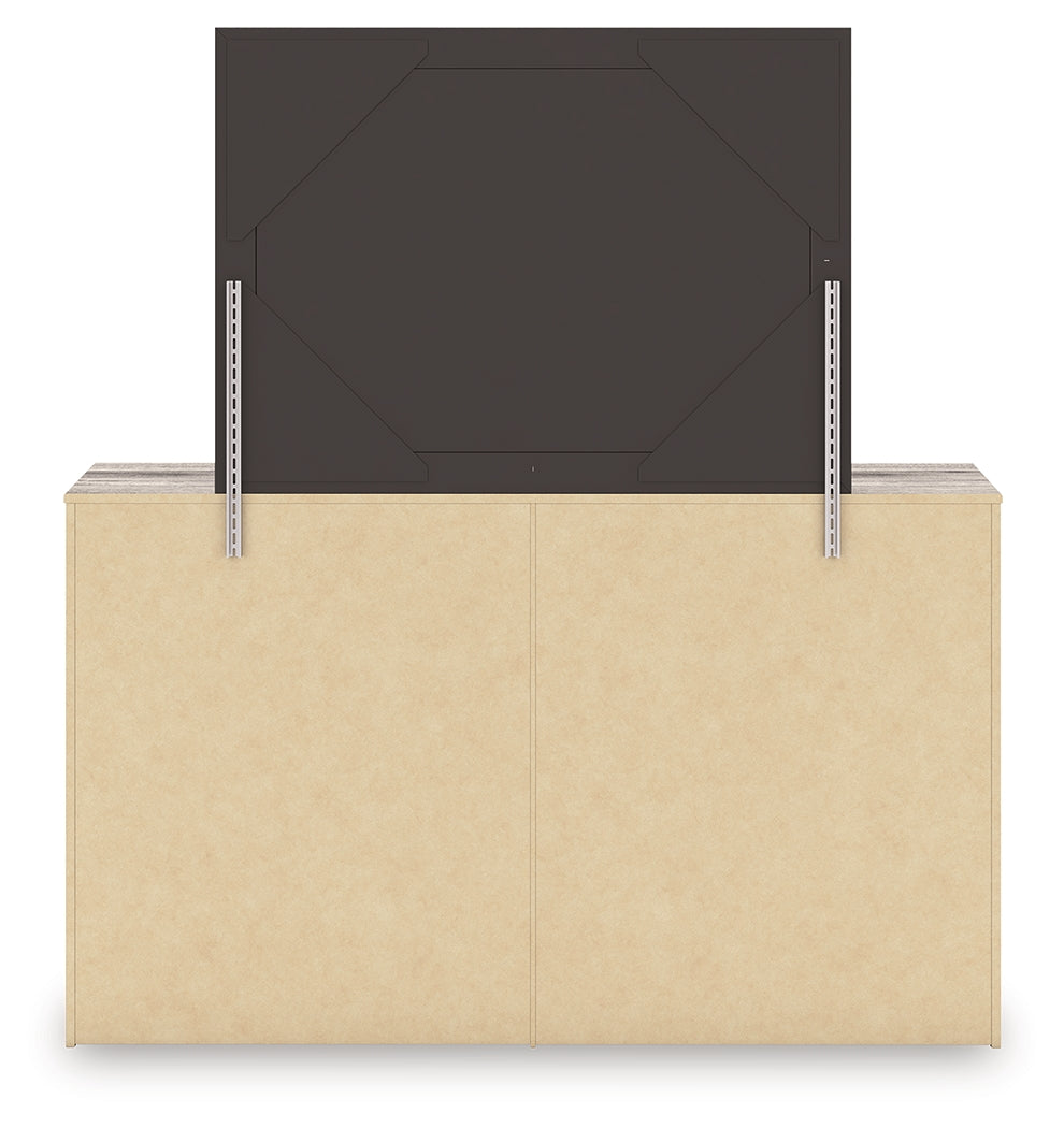 Elbrim Queen Panel Bed, Dresser, Mirror and Nightstand