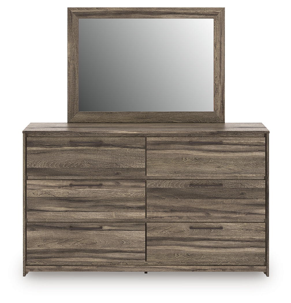 Elbrim Queen Panel Bed, Dresser, Mirror and Nightstand