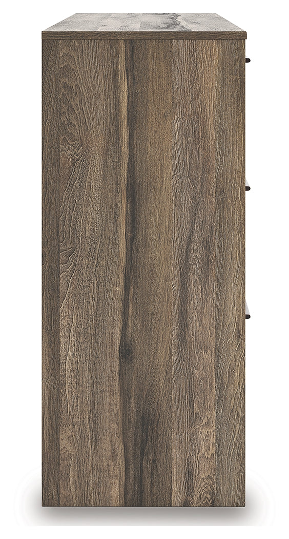 Elbrim King Panel Storage Bed, Dresser and Nightstand