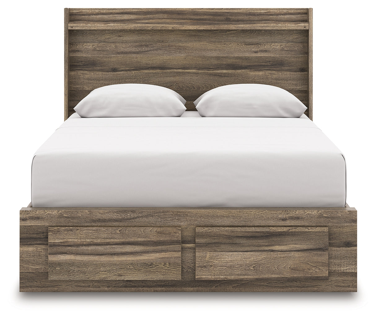 Elbrim Queen Panel Storage Bed, Dresser and Mirror