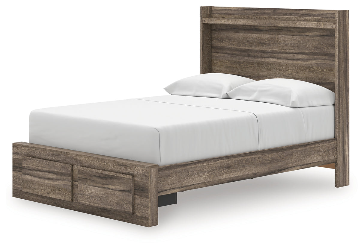 Elbrim Full Panel Storage Bed, Dresser and Mirror