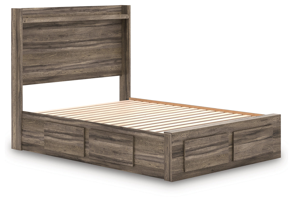 Elbrim Full Panel Storage Bed, Dresser and Mirror