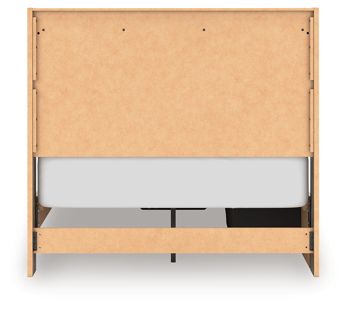 Elbrim Full Panel Storage Bed, Dresser and Mirror