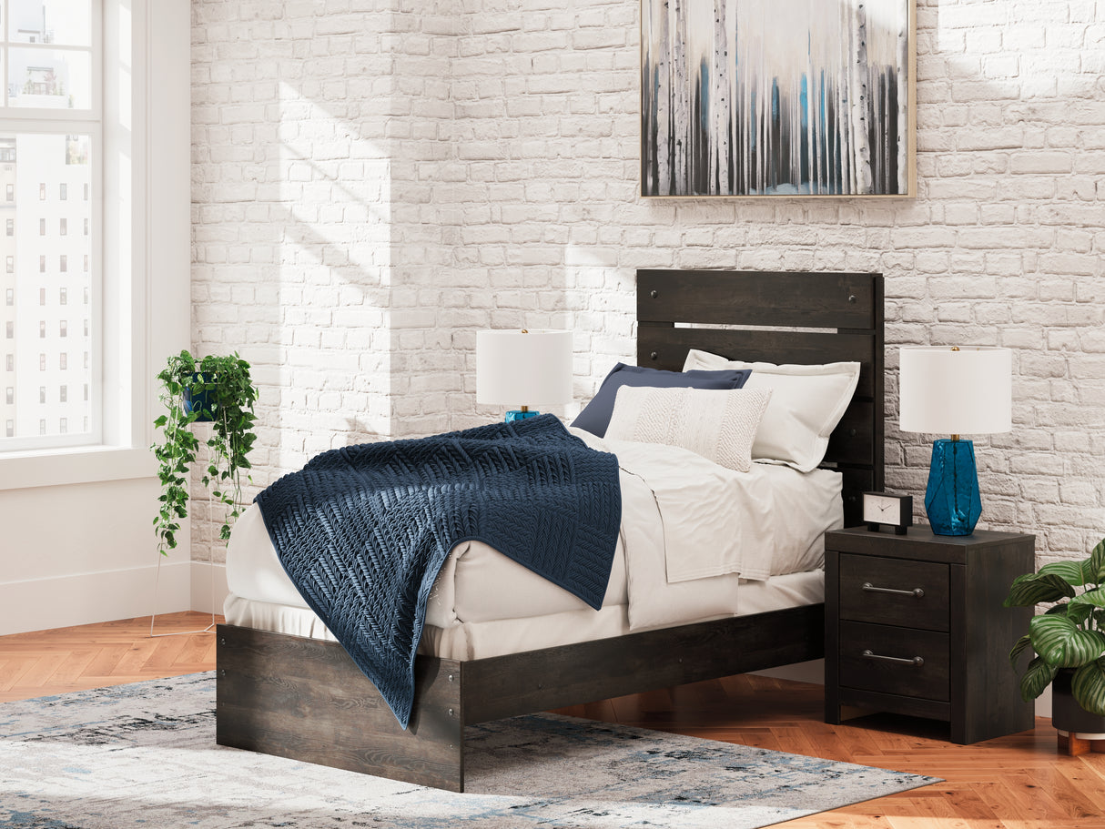 Furniture City Houma - Ashley Furniture - Hollivern Twin Panel Bed - Twin Panel Bed - PCB2108B11