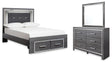Furniture City Houma - Ashley Furniture - Lodanna Full Storage Bed, Dresser and Mirror - Full Storage Bed, Dresser and Mirror - B214B9
