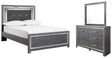 Furniture City Houma - Ashley Furniture - Lodanna Full Panel Bed, Dresser and Mirror - Full Panel Bed, Dresser and Mirror - B214B8