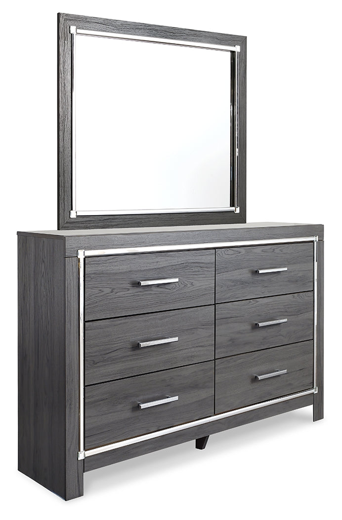 Lodanna Full Panel Bed, Dresser, Mirror, Chest and Nightstand