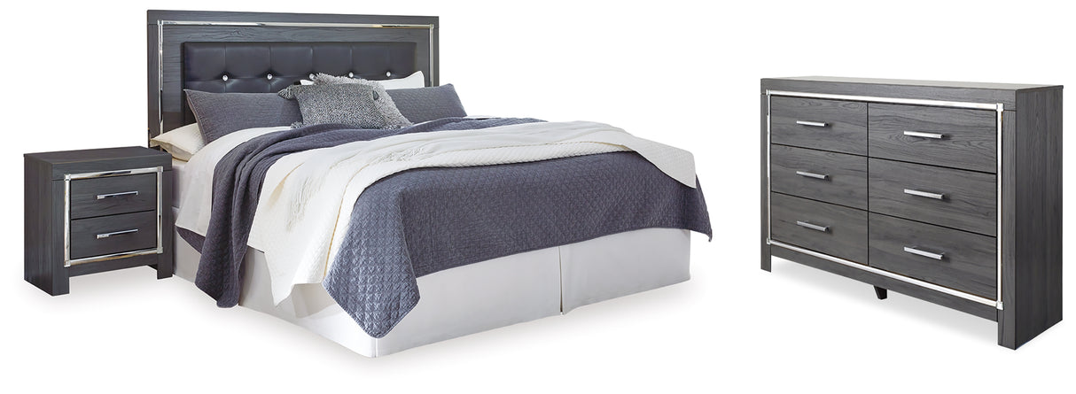 Furniture City Houma - Ashley Furniture - Lodanna King/Cal King Panel Headboard, Dresser and Nightstand - King/Cal King Panel Headboard, Dresser and Nightstand - B214B34