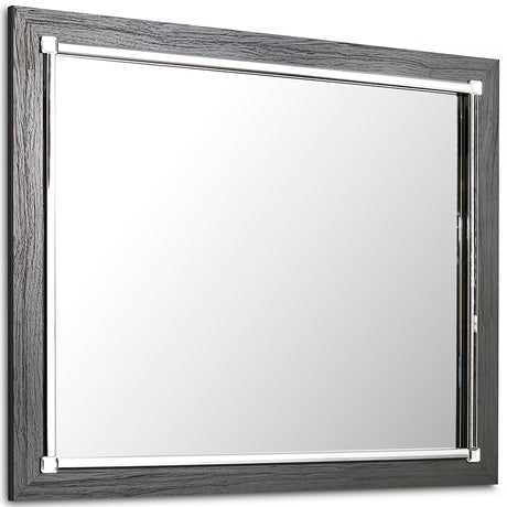 Furniture City Houma - Ashley Furniture - Lodanna Bedroom Mirror - Bedroom Mirror / Gray - B214-36