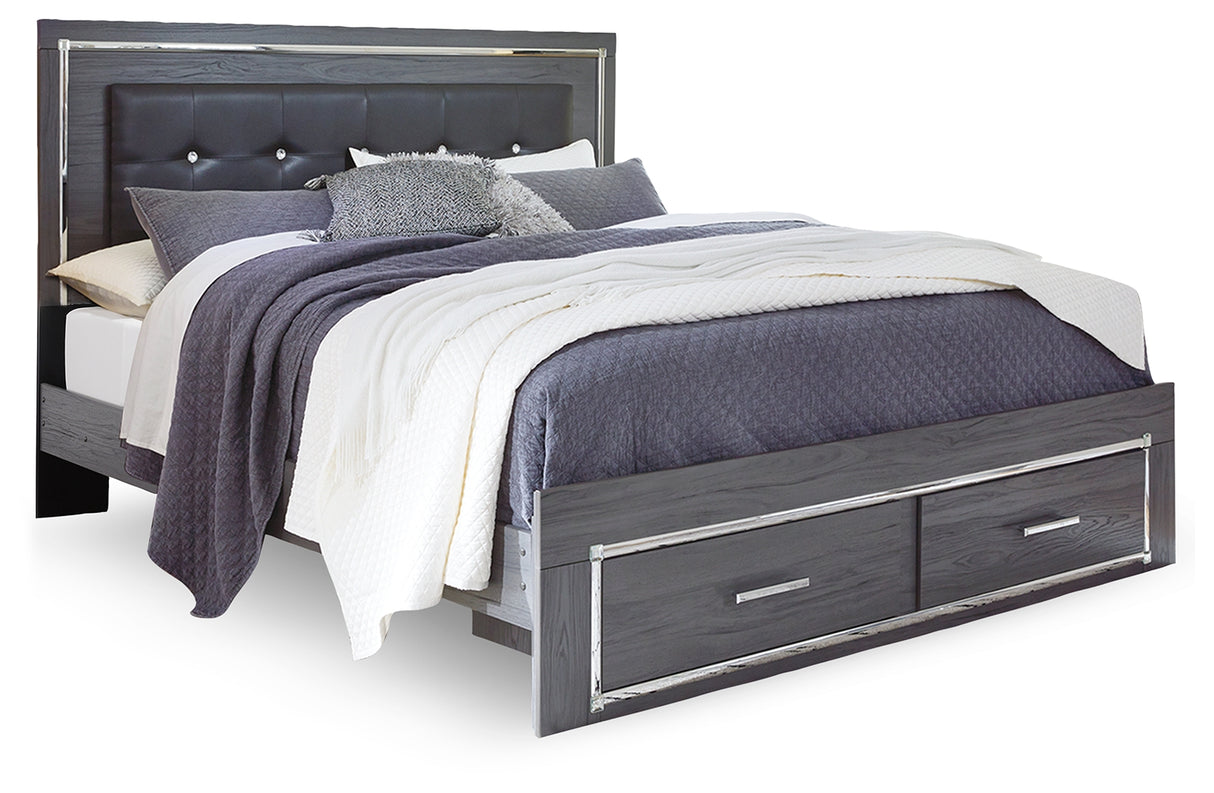 Lodanna King Storage Bed, Dresser and Chest
