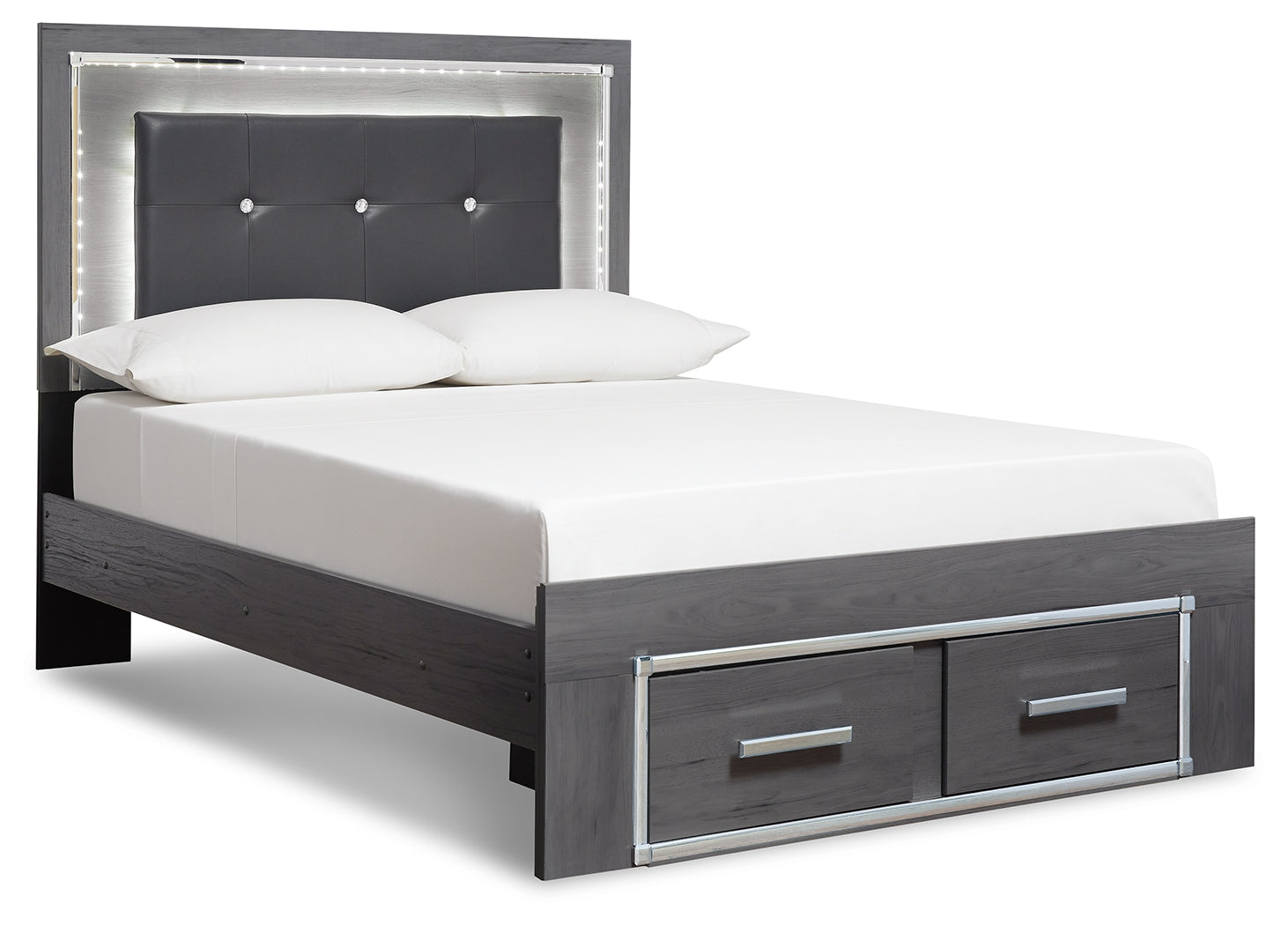 Lodanna Full Panel Storage Bed and Dresser