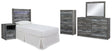 Furniture City Houma - Ashley Furniture - Baystorm Twin Panel Headboard Bed, Dresser, Mirror and Nightstand - Twin Panel Headboard Bed, Dresser, Mirror and Nightstand - B221B74