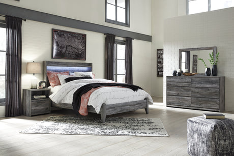 Furniture City Houma - Ashley Furniture - Baystorm Queen Panel Bed, Dresser, Mirror and Nightstand - Queen Panel Bed, Dresser, Mirror and Nightstand - B221B17