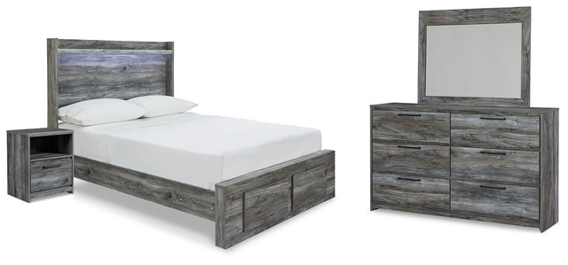 Furniture City Houma - Ashley Furniture - Baystorm Full Storage Bed, Dresser, Mirror and Nightstand - Full Storage Bed, Dresser, Mirror and Nightstand - B221B90