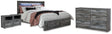 Furniture City Houma - Ashley Furniture - Baystorm King Storage Bed, Dresser and 2 Nightstands - King Storage Bed, Dresser and 2 Nightstands - B221B75
