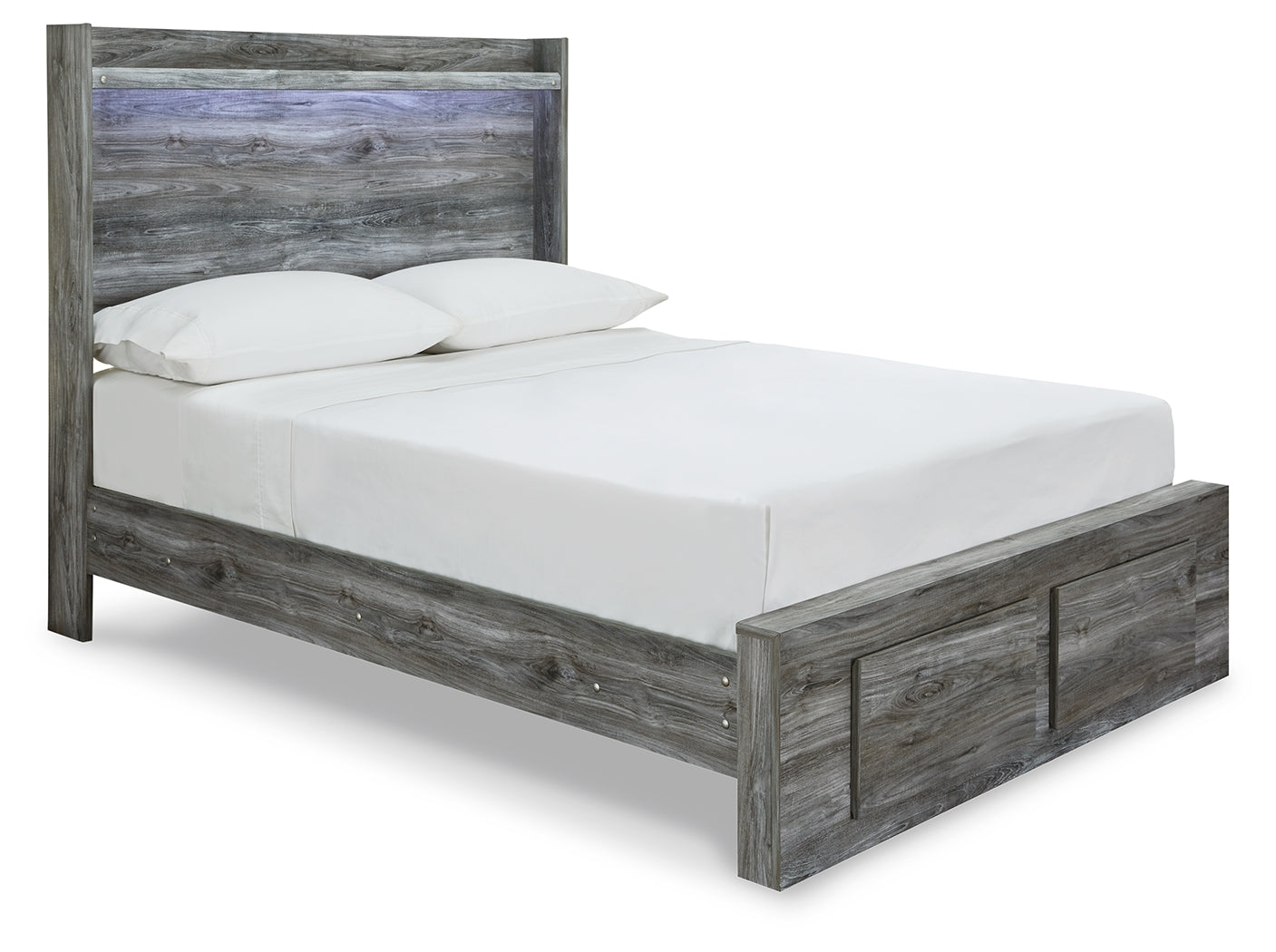 Baystorm Full Storage Bed, Dresser, Mirror and Nightstand