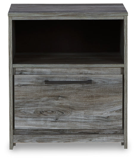 Baystorm Queen Panel Storage Bed and Nightstand