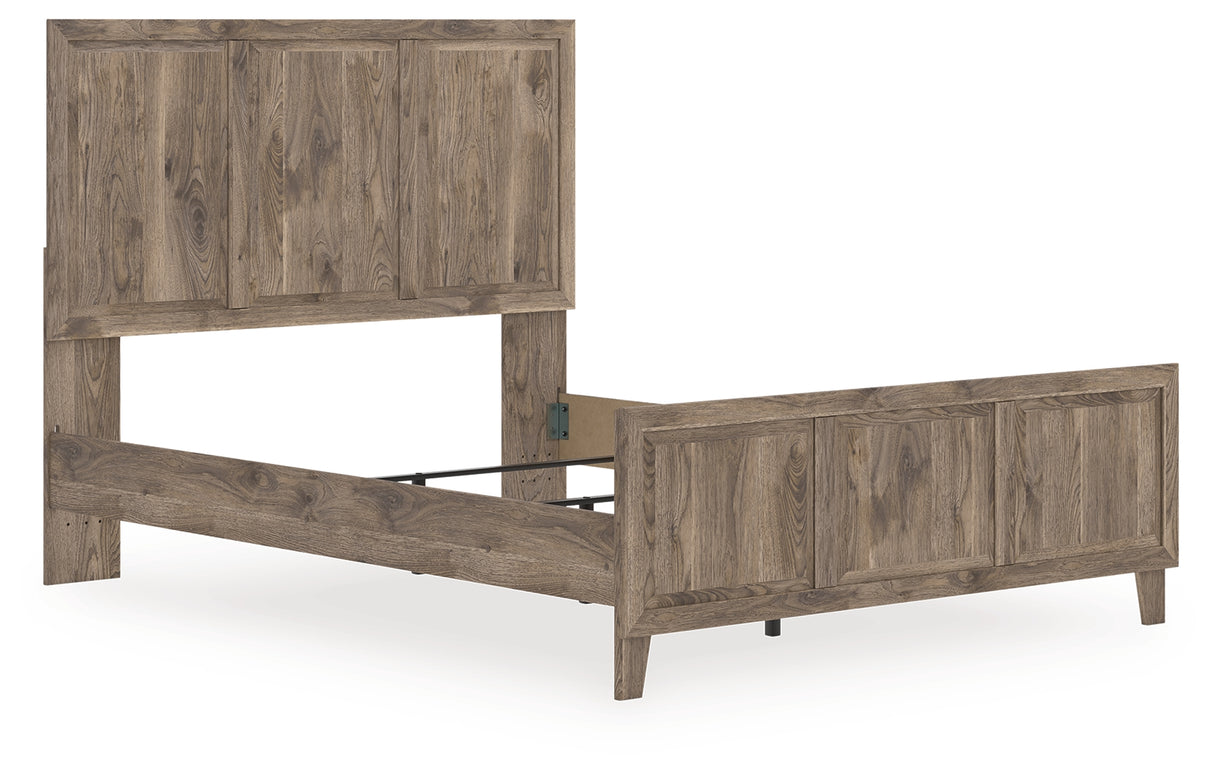 Furniture City Houma - Ashley Furniture - Rusticott Queen Panel Bed - Queen Panel Bed - PCB2260B2