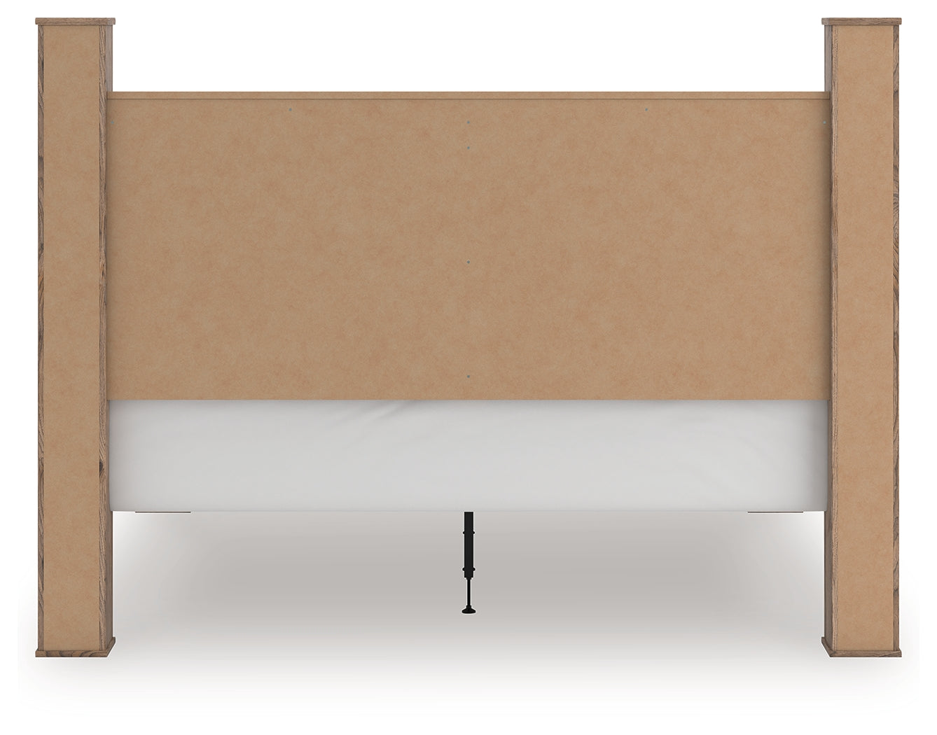 Rusticott King Poster Bed, Dresser and Nightstand