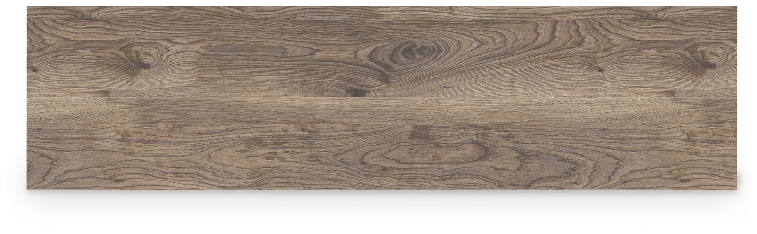 Rusticott King Poster Bed, Dresser and Nightstand