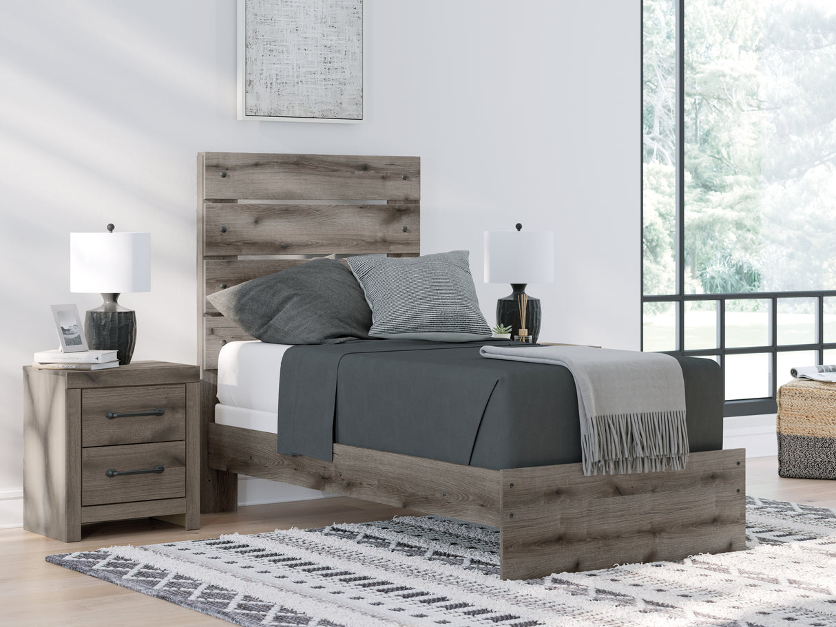 Furniture City Houma - Ashley Furniture - Graystorm Twin Panel Bed - Twin Panel Bed - PCB2405B12