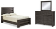 Furniture City Houma - Ashley Furniture - Brinxton Full Panel Bed, Dresser and Mirror - Full Panel Bed, Dresser and Mirror - B249B6