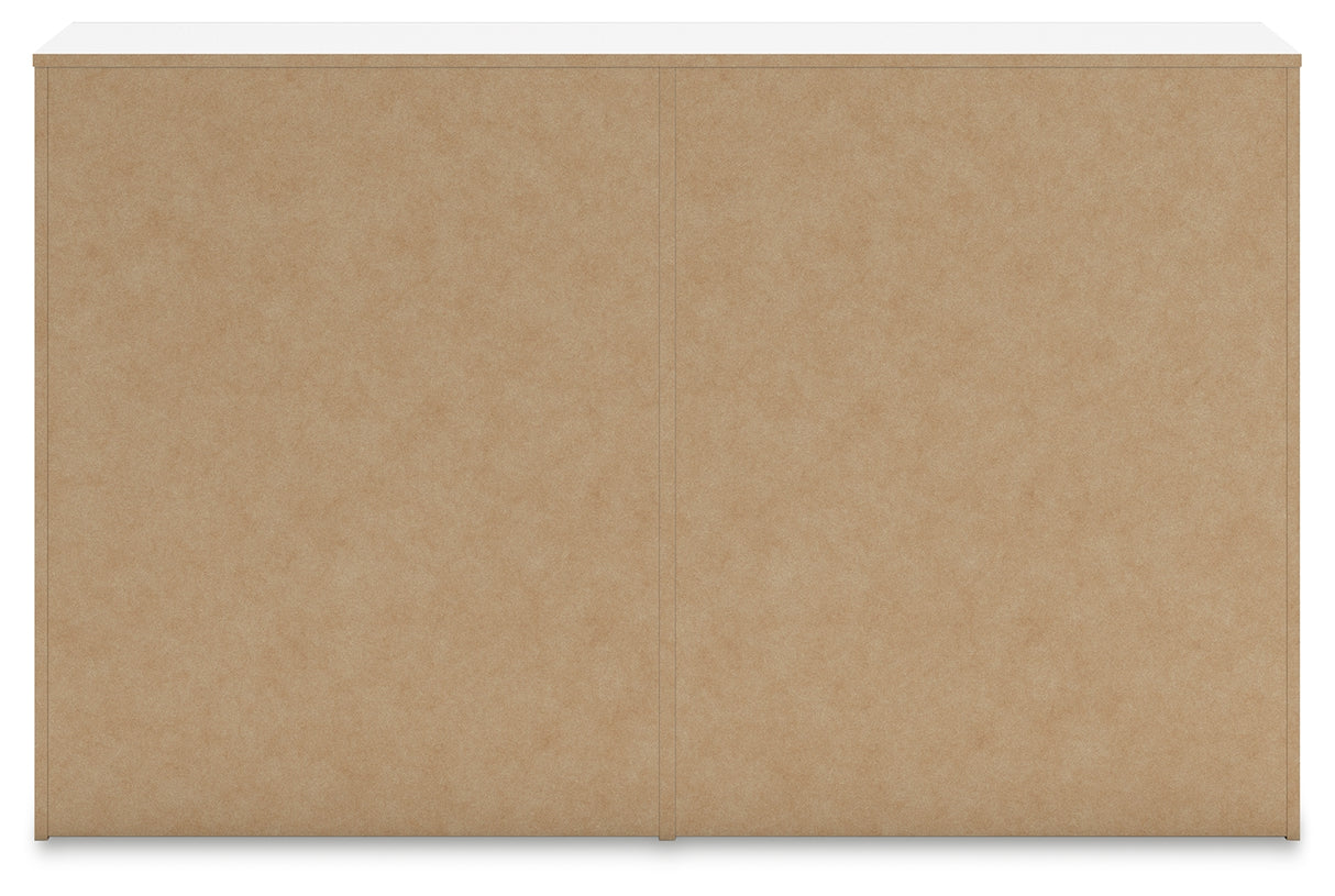 Mollviney Full Panel Storage Bed, Dresser and Nightstand