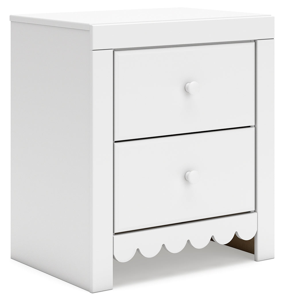 Mollviney Full Panel Storage Bed, Dresser and Nightstand