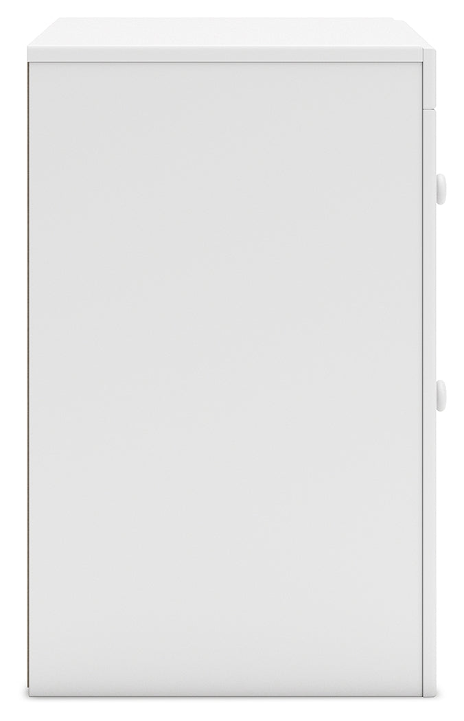 Mollviney Full Panel Storage Bed, Dresser and Nightstand