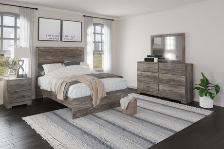 Furniture City Houma - Ashley Furniture - Ralinksi Full Panel Bed, Dresser, Mirror and Nightstand - Full Panel Bed, Dresser, Mirror and Nightstand - B2587B9