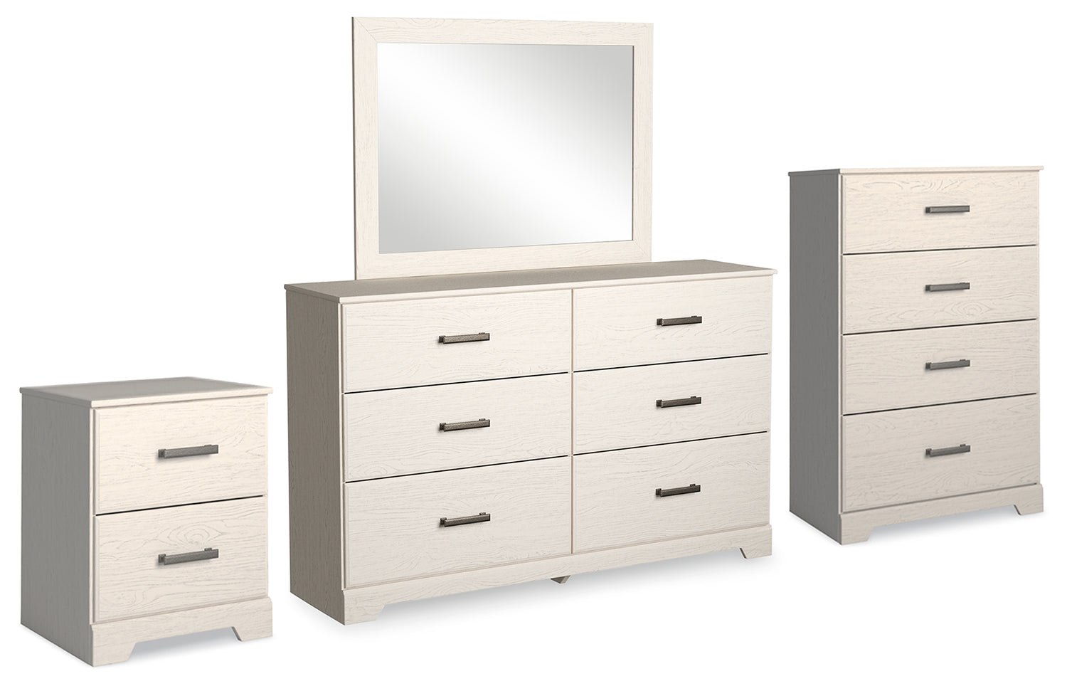 Furniture City Houma - Ashley Furniture - Stelsie Dresser, Mirror, Chest and Nightstand - Dresser, Mirror, Chest and Nightstand - B2588B15