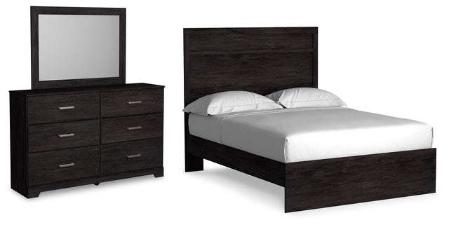 Furniture City Houma - Ashley Furniture - Belachime Full Panel Bed, Dresser and Mirror - Full Panel Bed, Dresser and Mirror - B2589B6