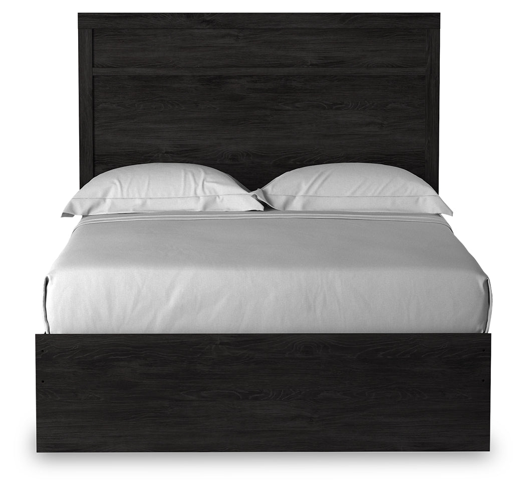 Belachime Full Panel Bed, Dresser, Mirror and Nightstand
