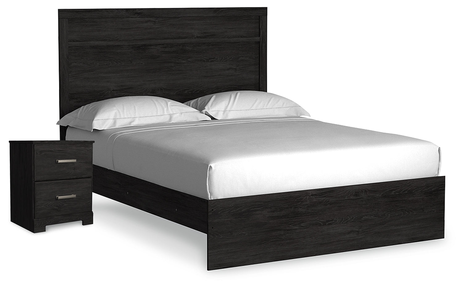 Furniture City Houma - Ashley Furniture - Belachime Queen Panel Bed and Nightstand - Queen Panel Bed and Nightstand - B2589B15