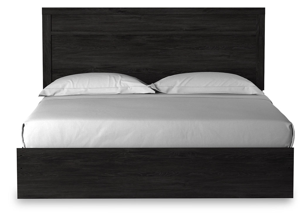 Belachime King Panel Bed, Dresser, Chest and 2 Nightstands