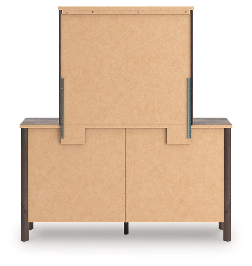 Pamytta Full Pane Bed, Dresser and Mirror