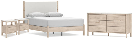 Furniture City Houma - Ashley Furniture - Cadmori Queen Panel Bed, Dresser and 2 Nightstands - Queen Panel Bed, Dresser and 2 Nightstands - B2615B25