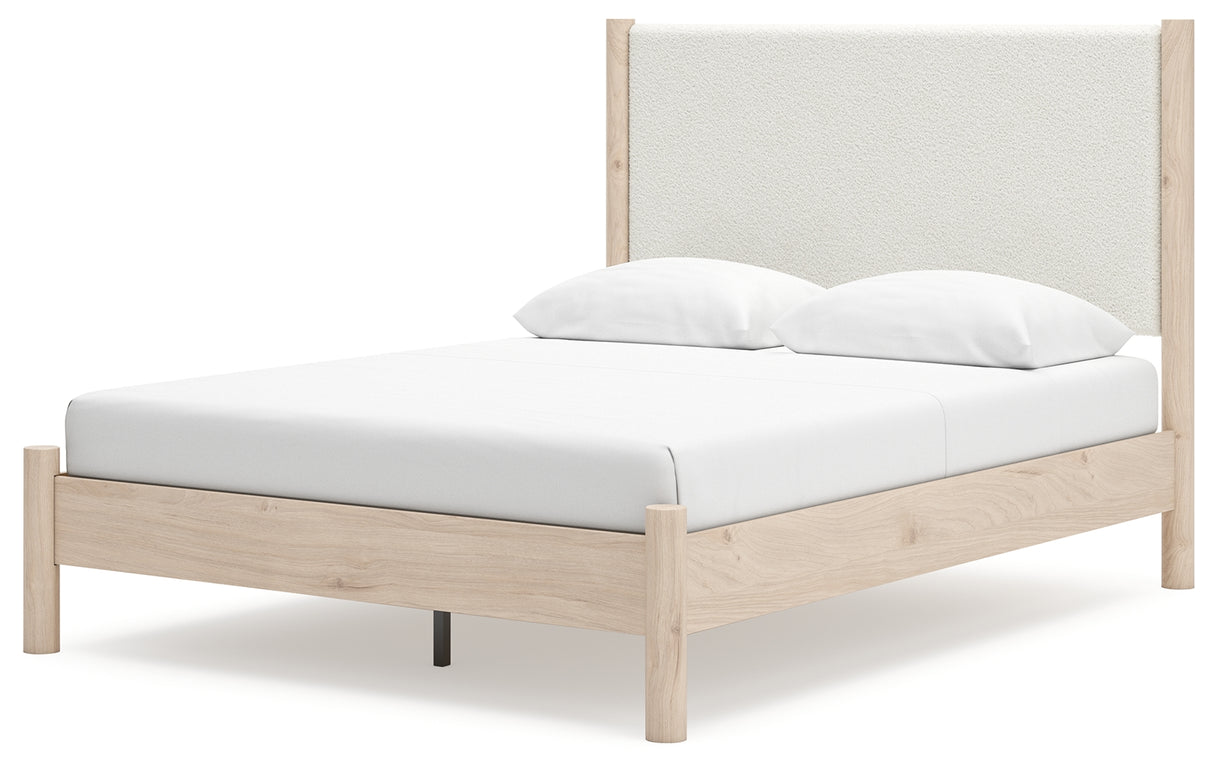 Cadmori Queen Upholstered Panel Bed