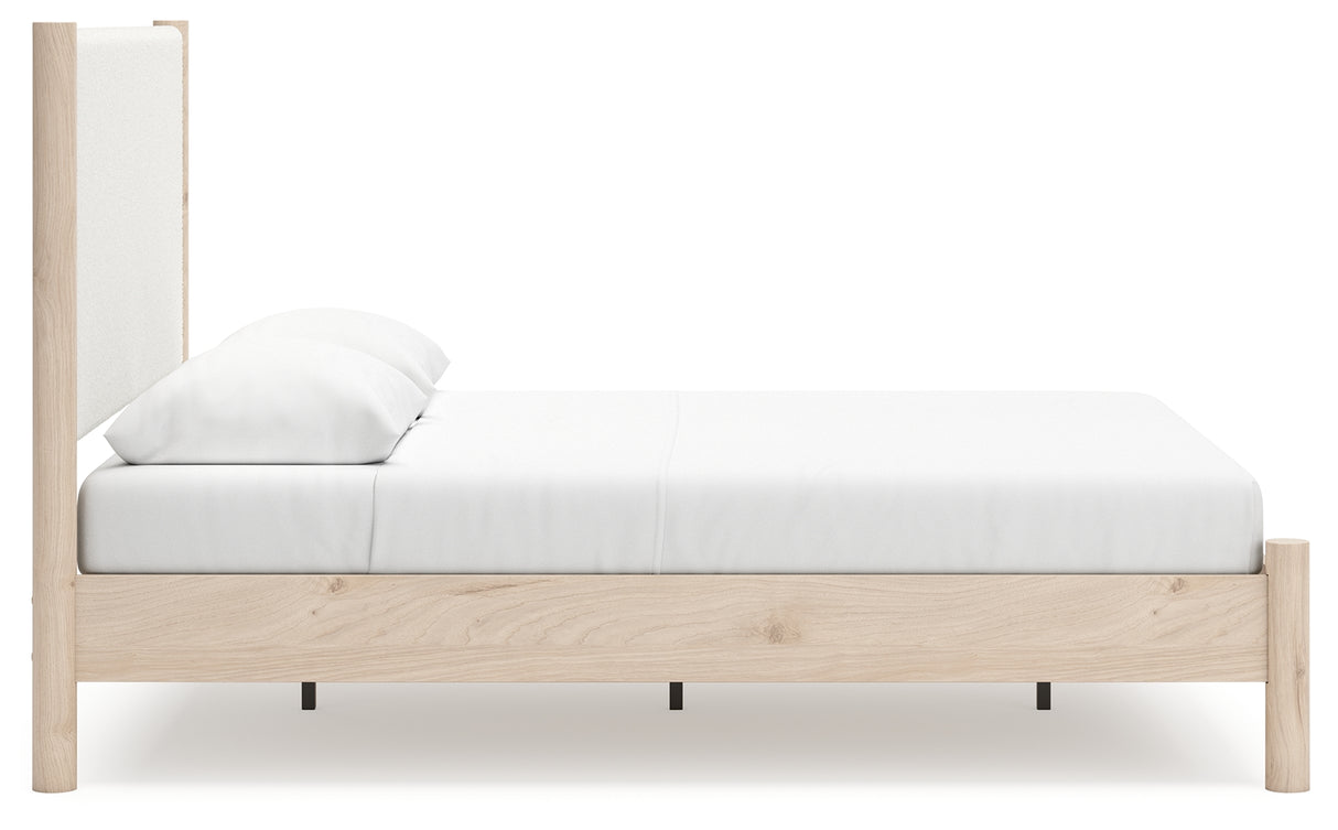 Cadmori Queen Upholstered Panel Bed