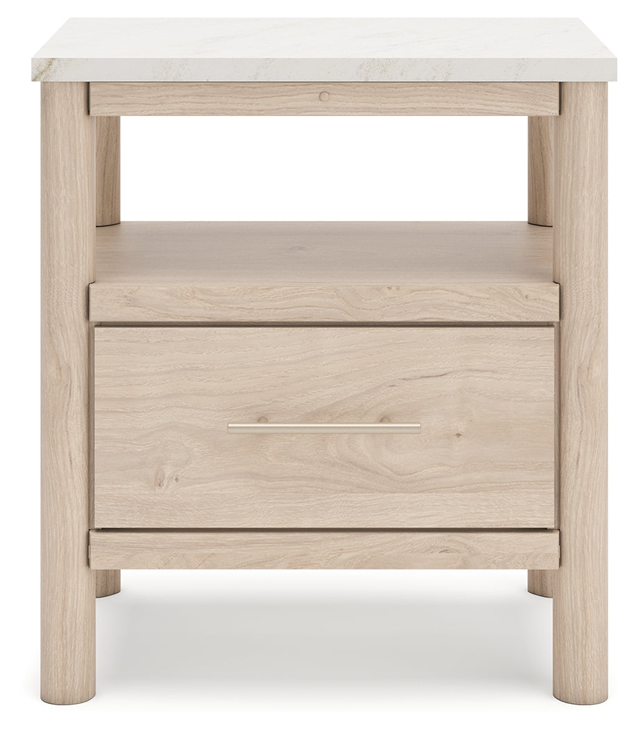 Cadmori Queen Panel Bed, Dresser, Mirror and Nightstand