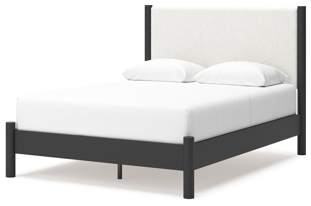 Cadmori Queen Upholstered Panel Bed