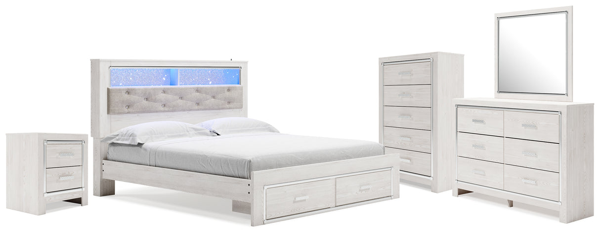 Furniture City Houma - Ashley Furniture - Altyra King Storage Bed, Dresser, Mirror, Chest and Nightstand - King Storage Bed, Dresser, Mirror, Chest and Nightstand - B2640B76
