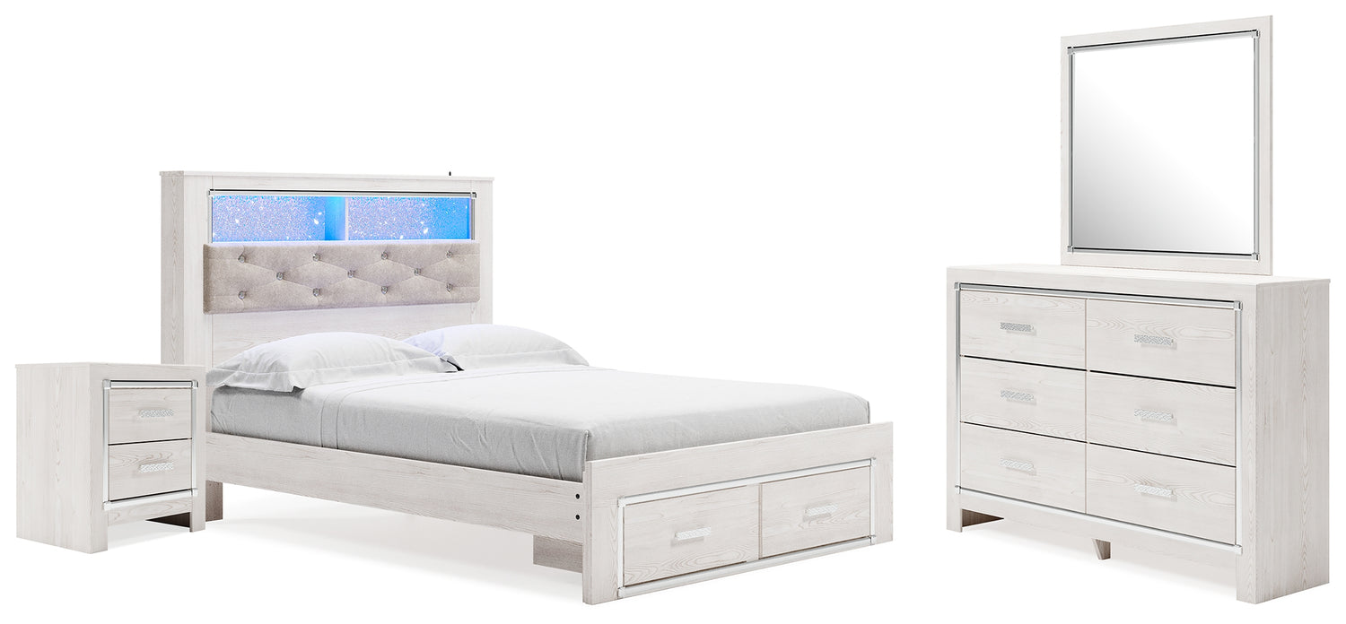 Furniture City Houma - Ashley Furniture - Altyra Queen Panel Storage Bed, Dresser, Mirror and Nightstand - Queen Panel Storage Bed, Dresser, Mirror and Nightstand - B2640B38
