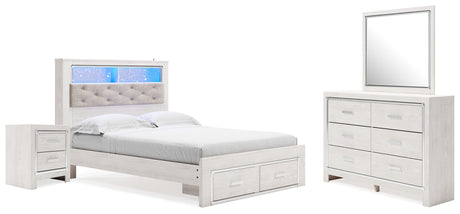 Furniture City Houma - Ashley Furniture - Altyra Queen Panel Storage Bed, Dresser, Mirror and Nightstand - Queen Panel Storage Bed, Dresser, Mirror and Nightstand - B2640B38