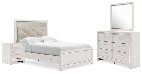 Furniture City Houma - Ashley Furniture - Altyra Full Panel Bed, Dresser, Mirror and Nightstand - Full Panel Bed, Dresser, Mirror and Nightstand - B2640B41