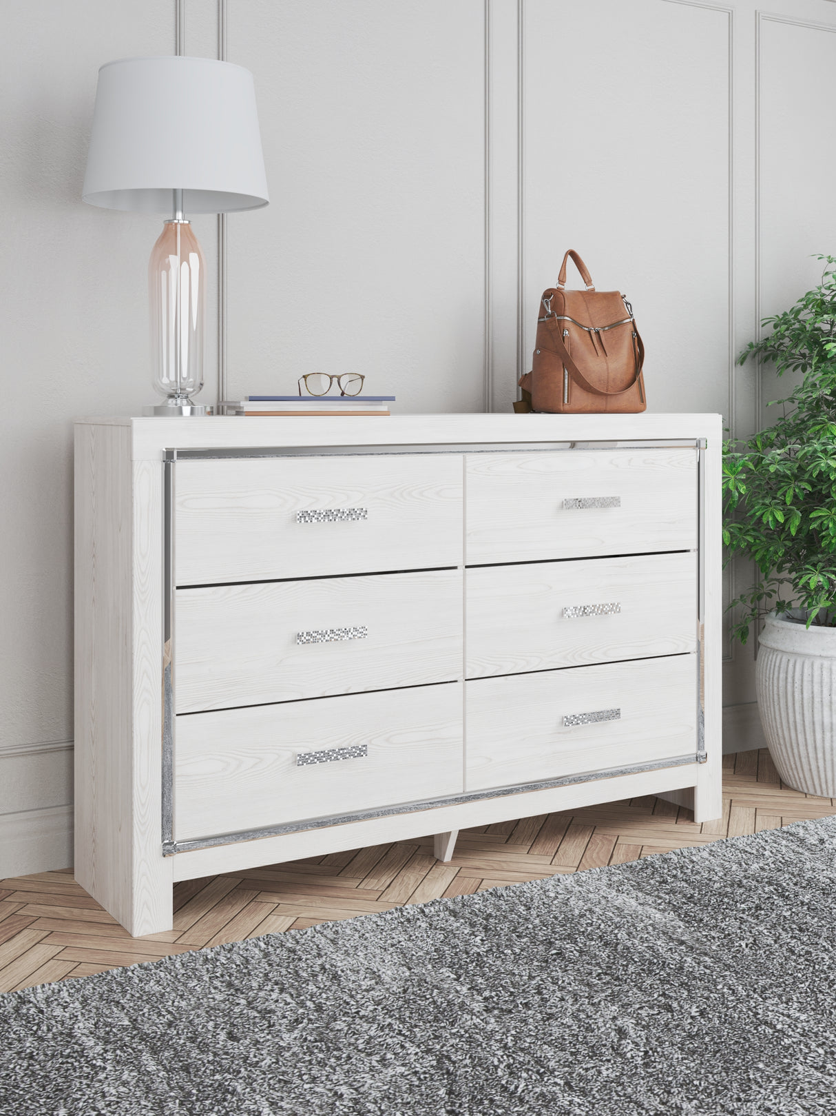 Altyra King Storage Bed, Dresser and Nightstand