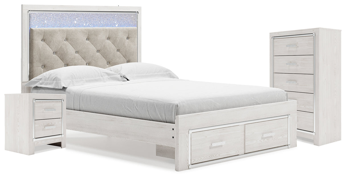 Furniture City Houma - Ashley Furniture - Altyra Queen Storage Bed, Chest and Nightstand - Queen Storage Bed, Chest and Nightstand - B2640B65